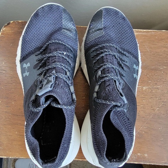 Under Armour Womens Size 5 Project Rock 2 Black White Training Shoes 3022398-001 - Picture 6 of 14